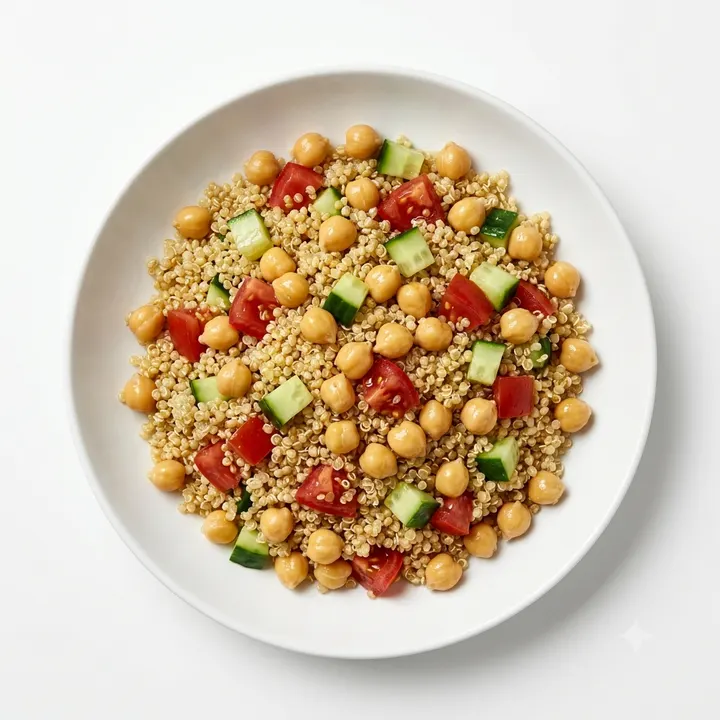 Ensalada de quinoa y garbanzos