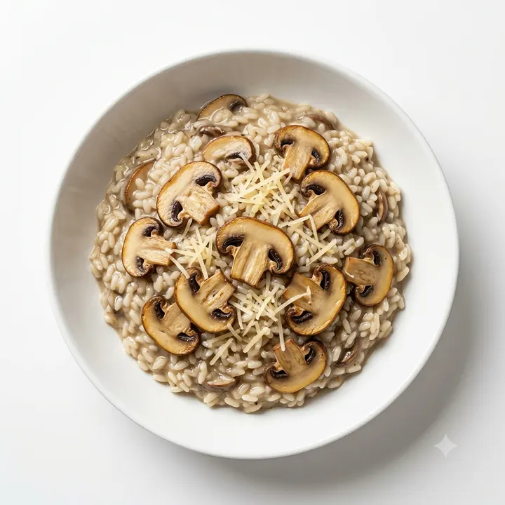 Risotto de champiñones